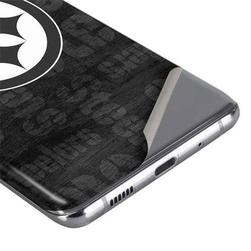 NFL Pittsburgh Steelers Black & White Galaxy S20 Plus Skin